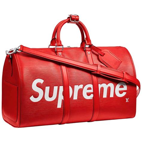 supreme duffle bag red louis vuitton|cartera louis vuitton supreme original.